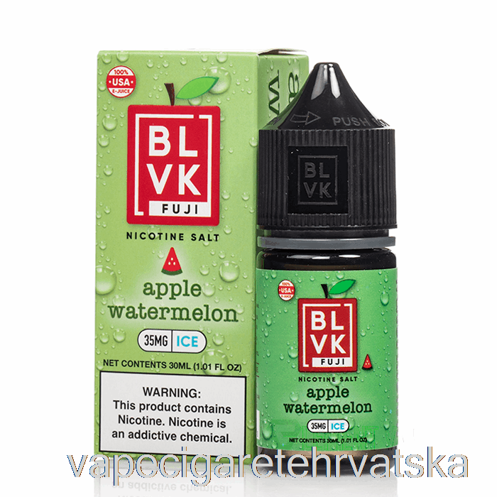 Vape Hrvatska Jabuka Lubenica Led - Blvk Fuji Soli - 30ml 35mg